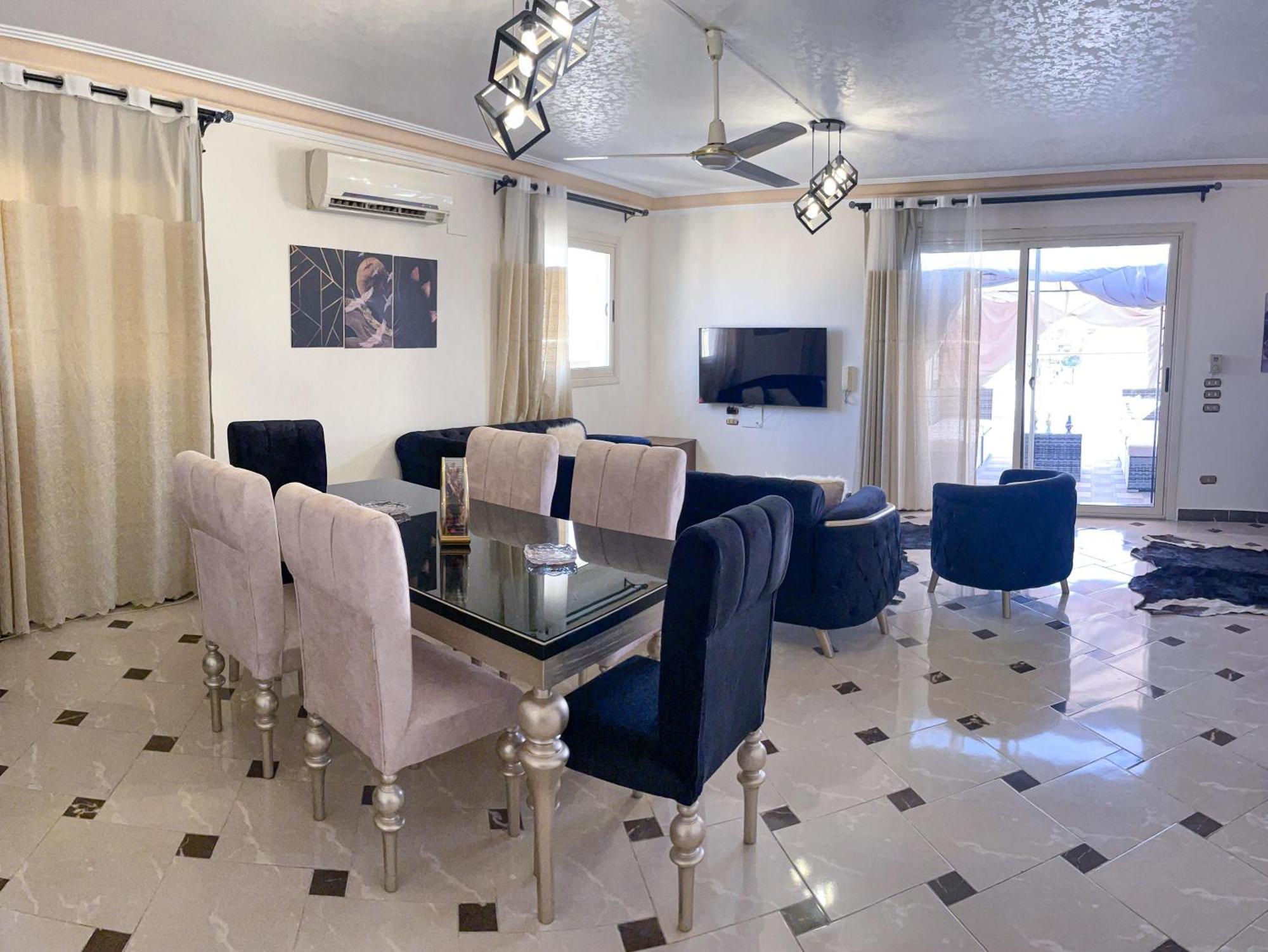 2Bd Apartment In A Rooftop With A Private Terrace Kairo Exterior foto