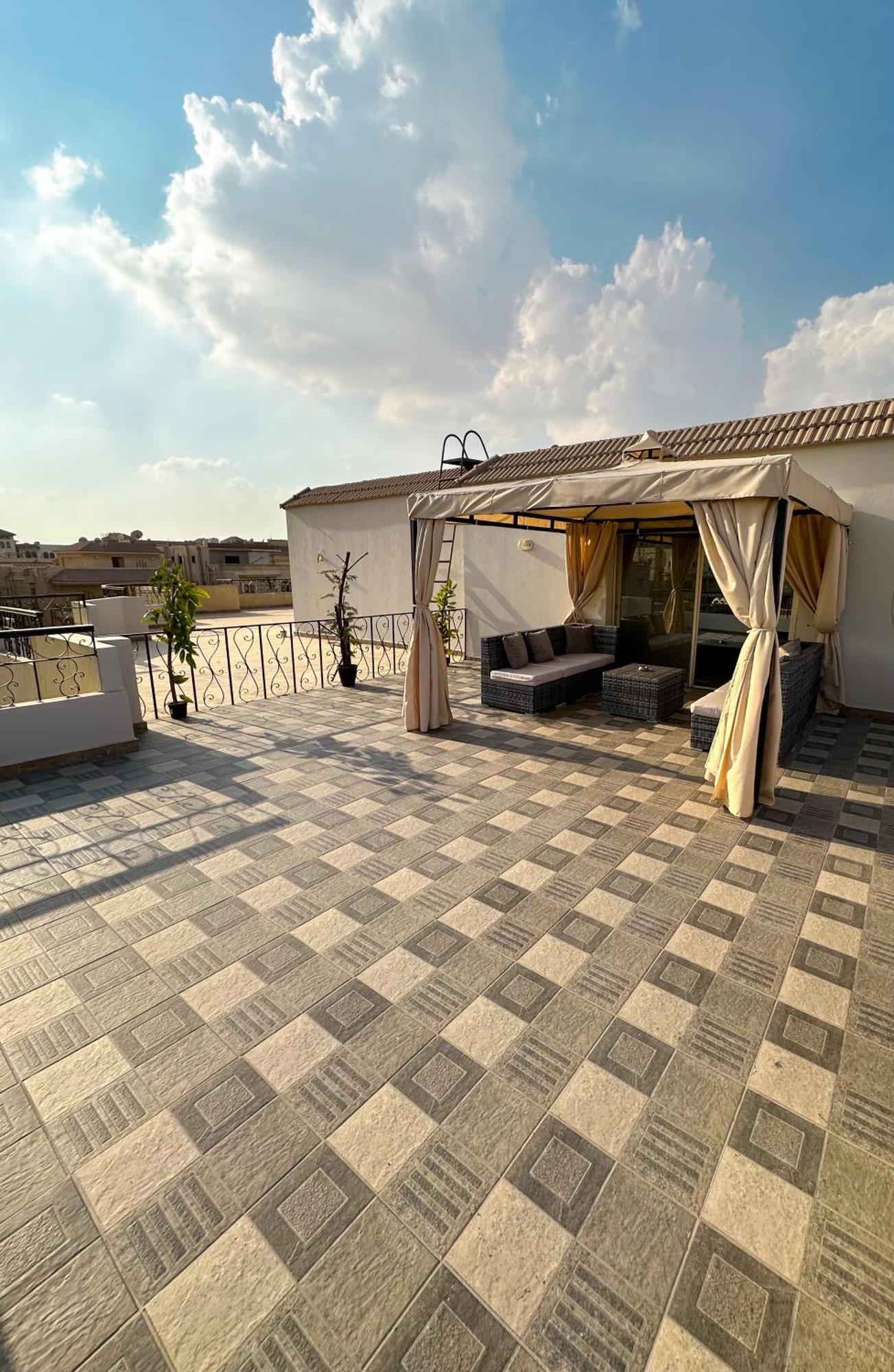 2Bd Apartment In A Rooftop With A Private Terrace Kairo Exterior foto
